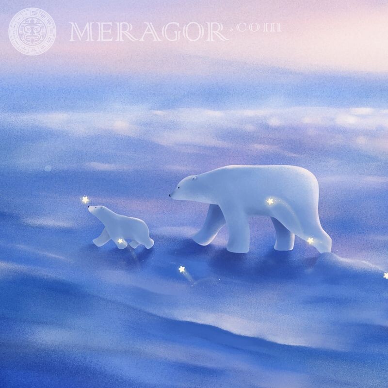 Bär und Teddybär Zeichnung für Avatar Baer Zeichentrickfilme