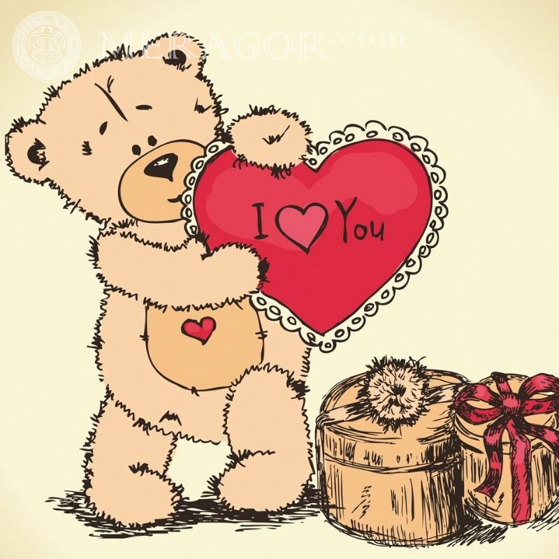 Love lettering Love Bears