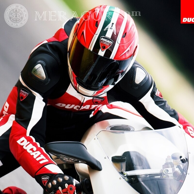 Foto da capa do motociclista Velo, Motorsport  Transporte Raça
