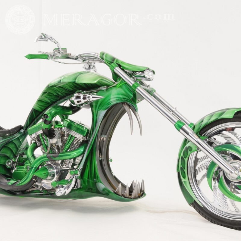 Laden Sie das Motorrad auf ein Avatar-Foto herunter Velo, Motorsport Transport