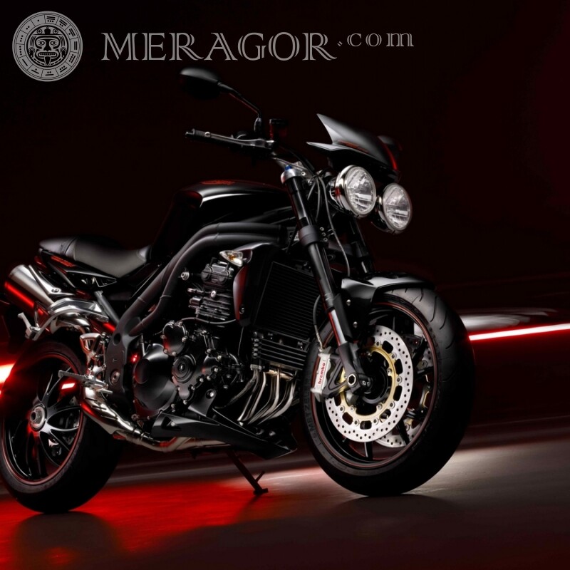 Baixe a foto de uma motocicleta para um cara em um avatar Velo, Motorsport  Transporte