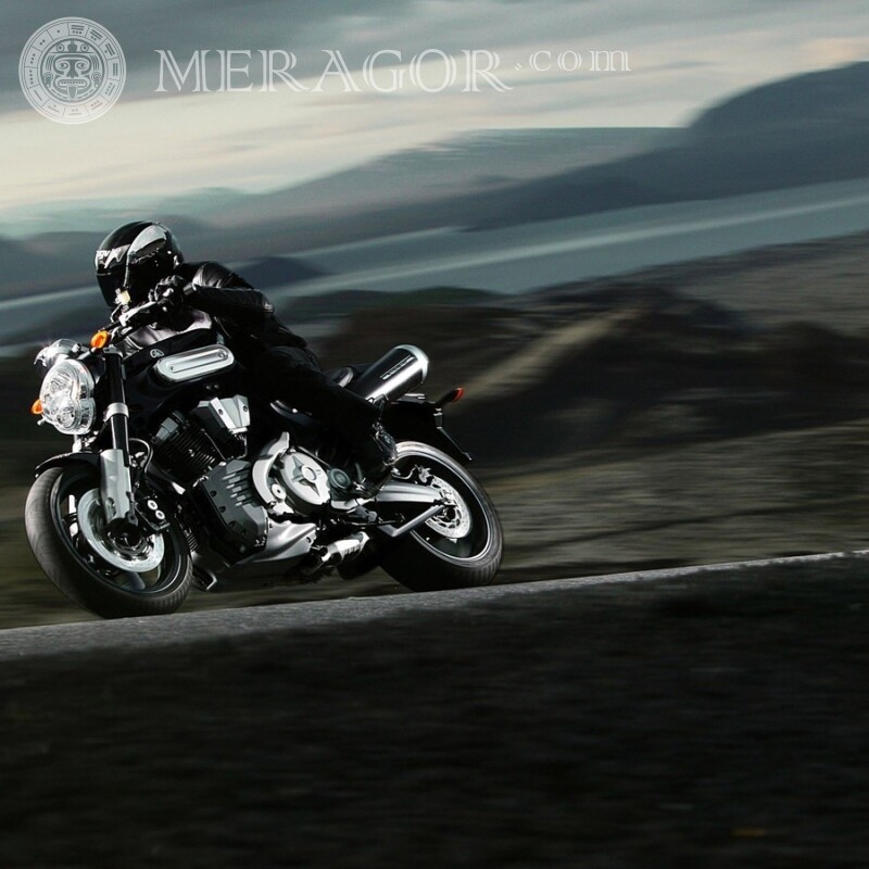 Laden Sie ein Motorrad kostenlos für ein Foto auf einem Avatar herunter Velo, Motorsport Transport