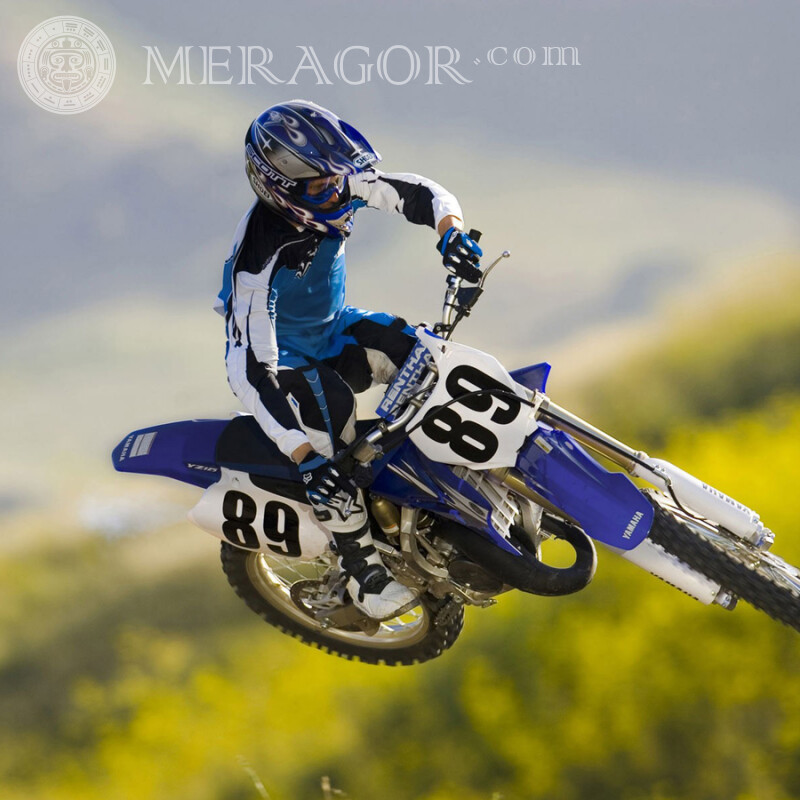 Motocross Racer Avatar Foto herunterladen Velo, Motorsport Transport Rennen