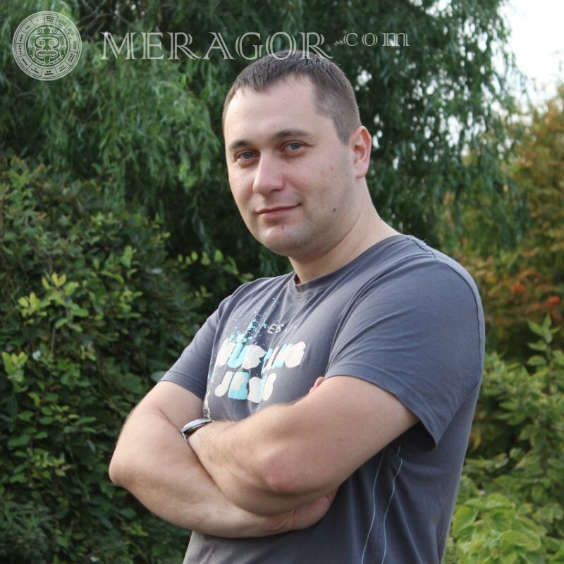 Photo d'homme russe sur avatar Hommes Visages, portraits Été