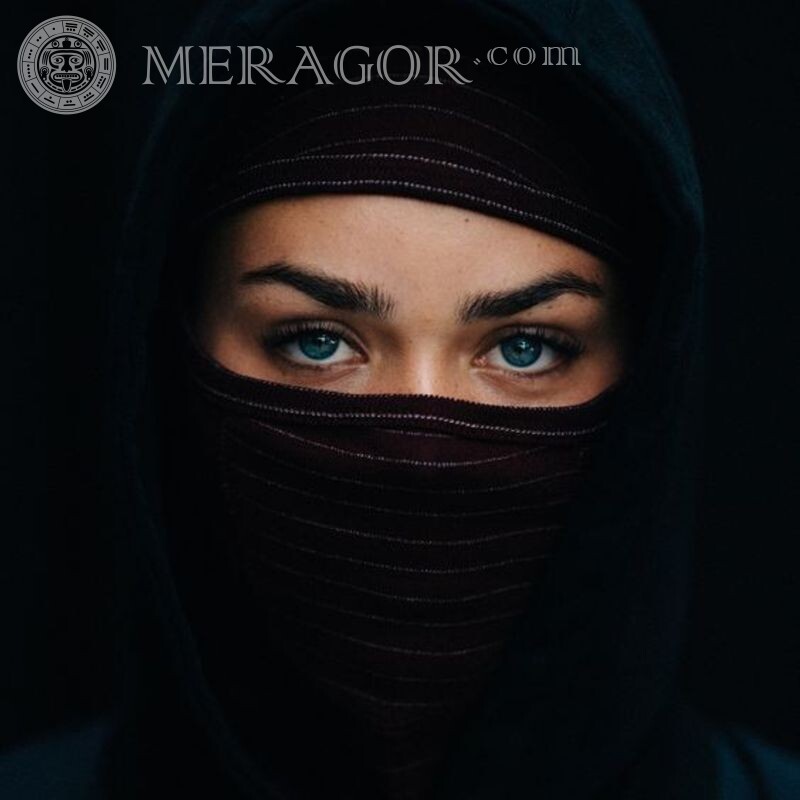 Gesichtsloser Avatar für muslimische Frau Araber, Muslime