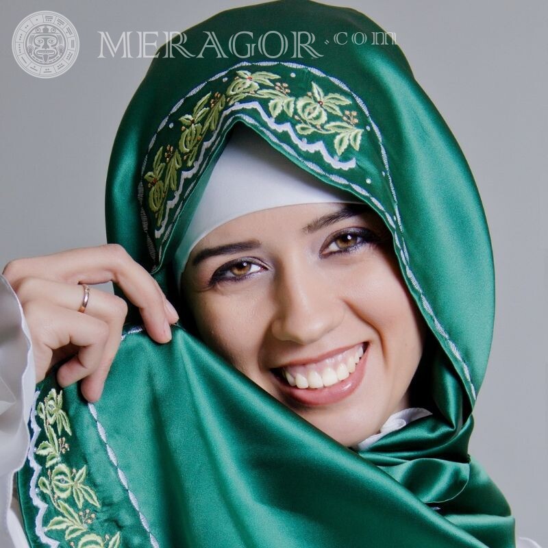 Mujeres musulmanas, hermosos avatares Árabe, musulmán