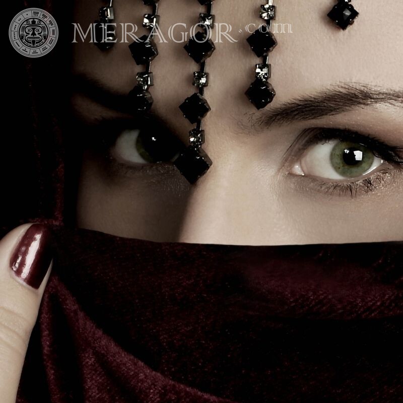 Закрытое лицо картинка мусульманке на аватар Арабы, мусульмане Без лица Девушки