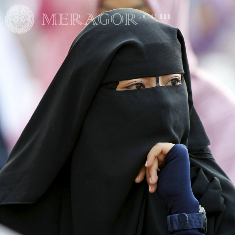 Fotos von muslimischen Frauen ohne Gesicht Araber, Muslime