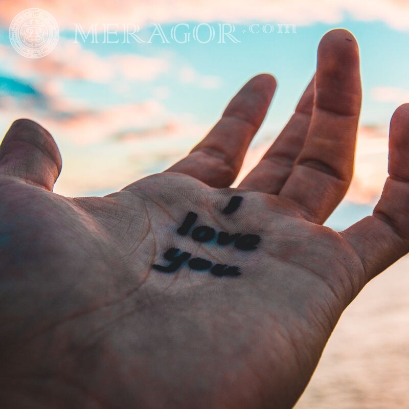 Avatar com uma inscrição sobre o amor O amor Com piercings, tatuagens Frases
