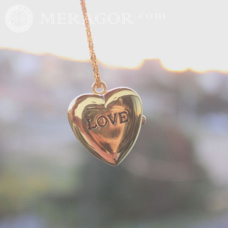 Coração em um avatar sobre o amor O amor