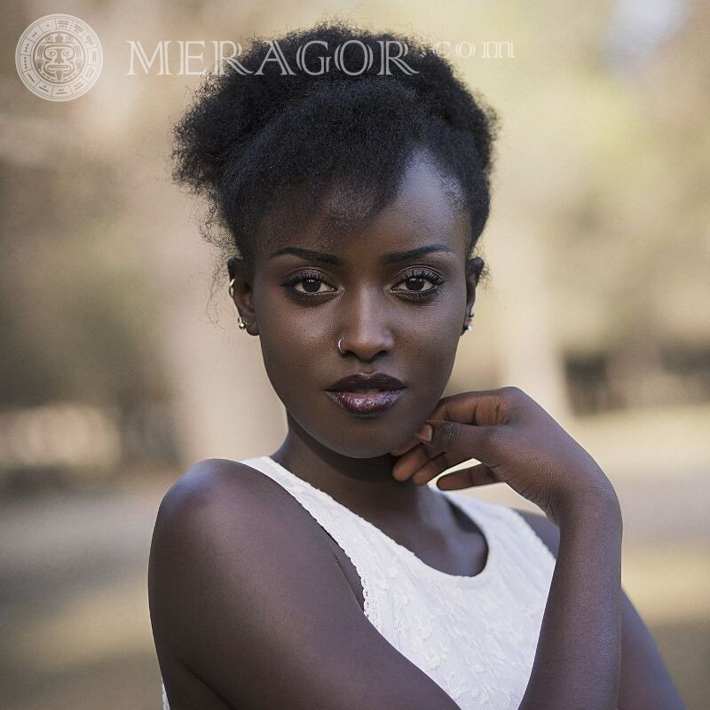 Chica negra descargar foto en avatar Negros Niñas adultas Mujeres
