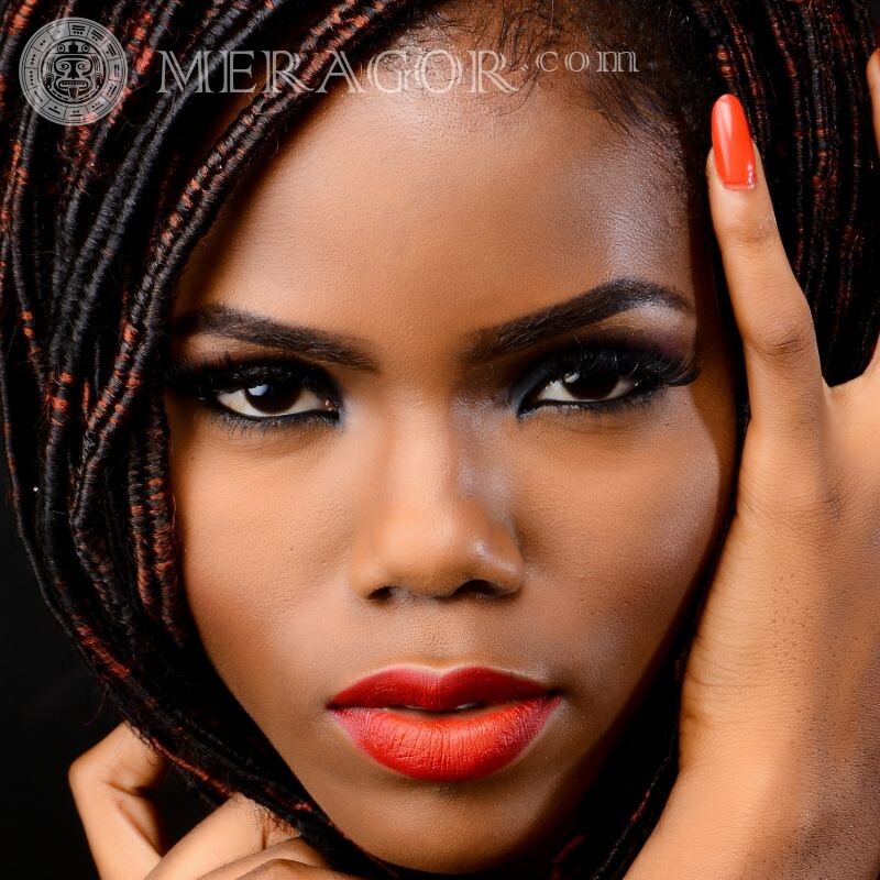 Beautiful black women for avatar Blacks Girls Faces, portraits