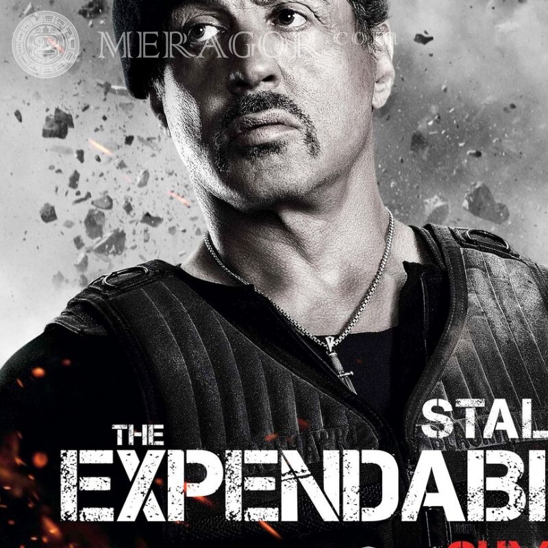 The Expendables 2 Sylvester Stallone en avatar De las películas Celebridades