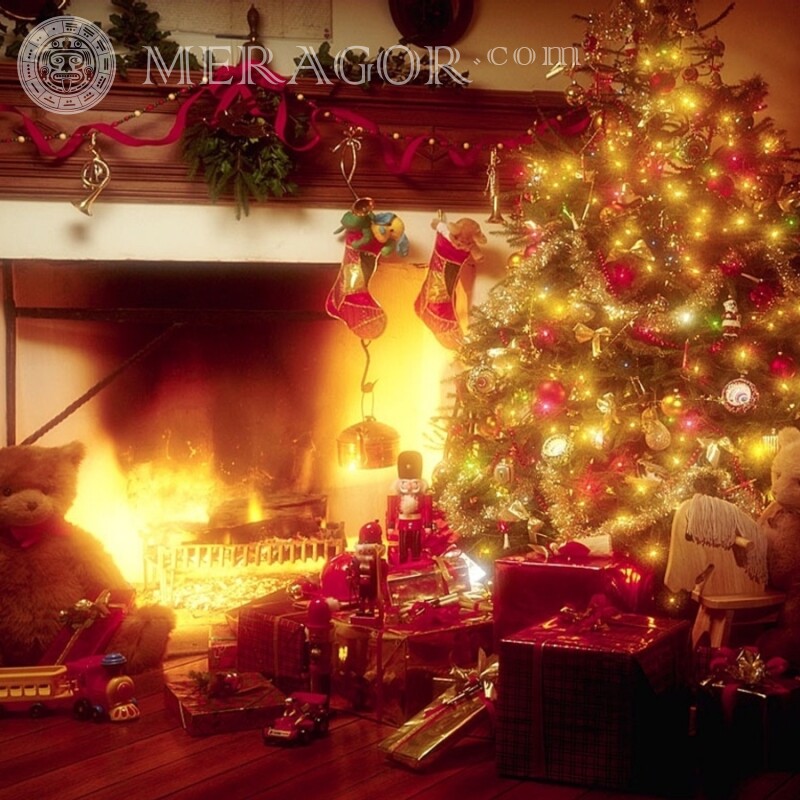 Descarga de avatar navideño para TikTok Fiesta Para el año nuevo