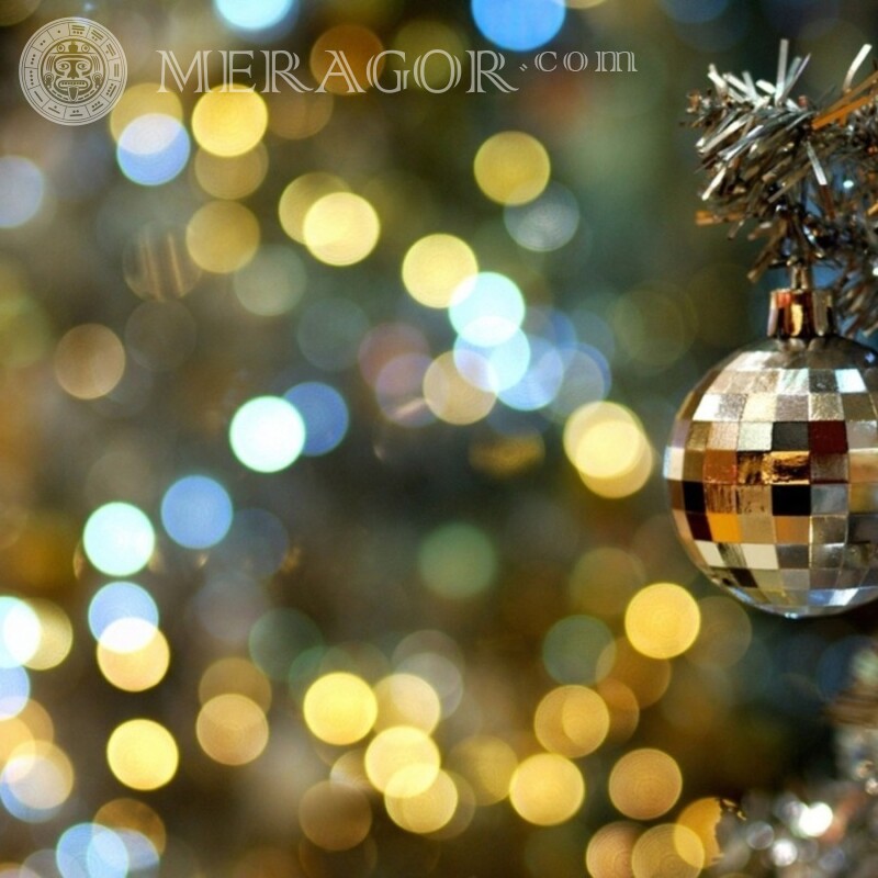 Guirnalda navideña en descarga de avatar Fiesta Para el año nuevo