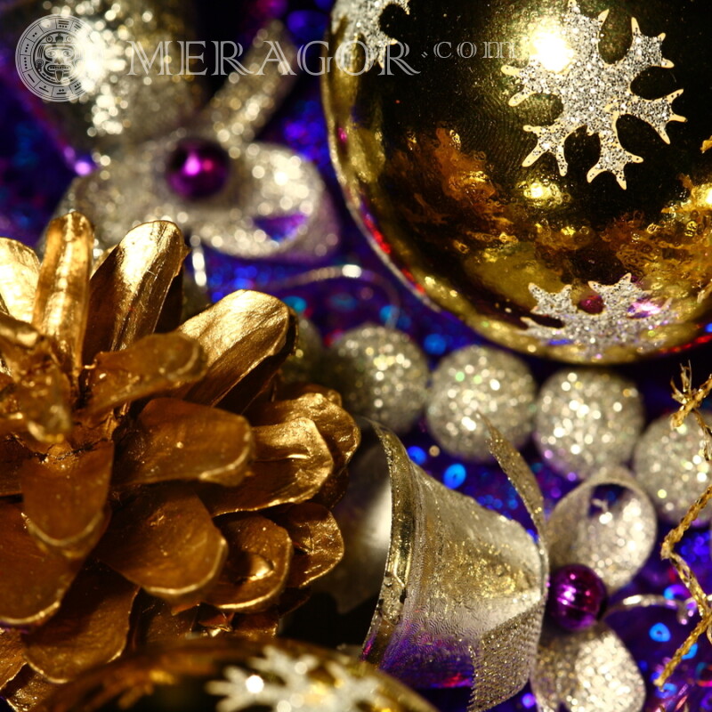 Descarga de fotos de decoraciones navideñas Fiesta Para el año nuevo