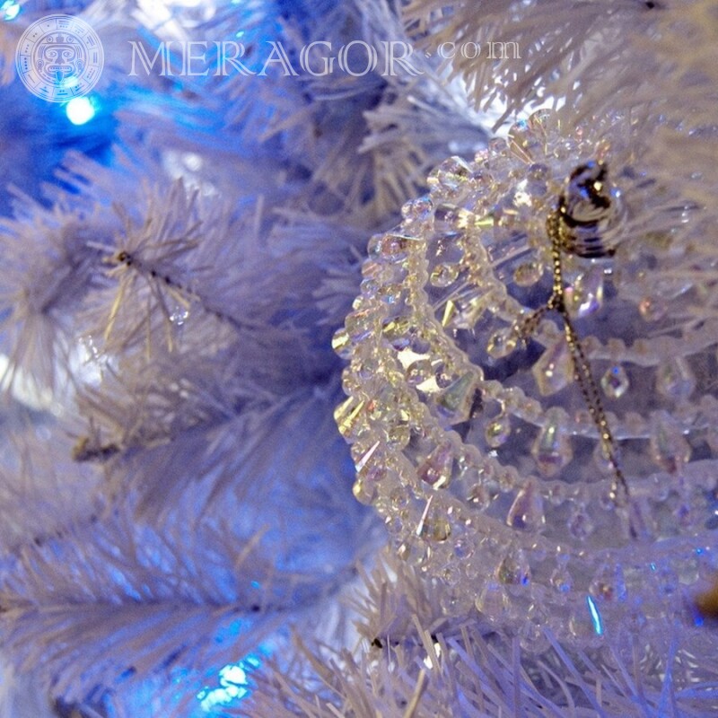 Foto de portada de decoraciones para árboles de Navidad Fiesta Para el año nuevo
