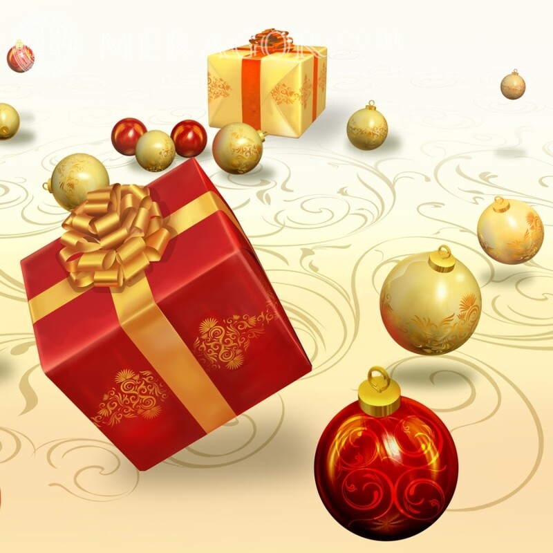 Imagen de regalo de año nuevo para avatar Fiesta Para el año nuevo