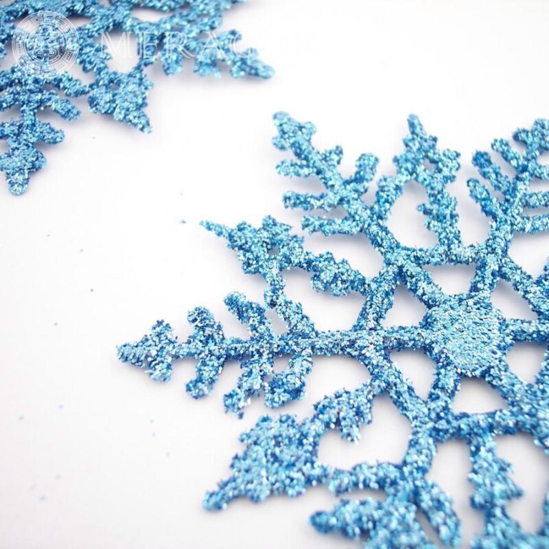 Imagem do floco de neve para avatar Feriados Para o ano novo