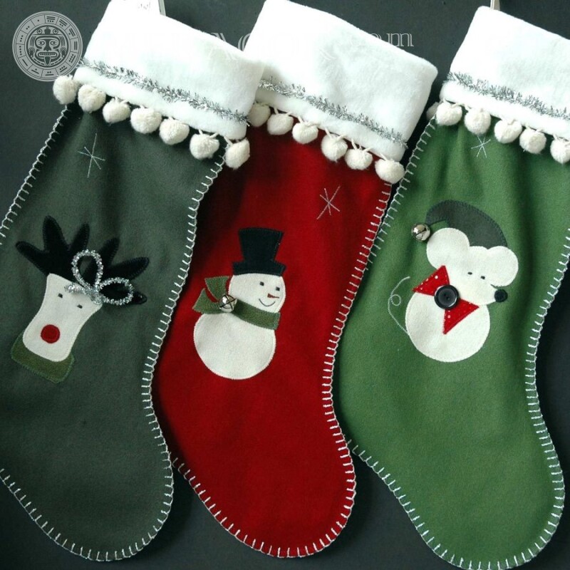 Foto de calcetines para regalos de navidad Fiesta Para el año nuevo
