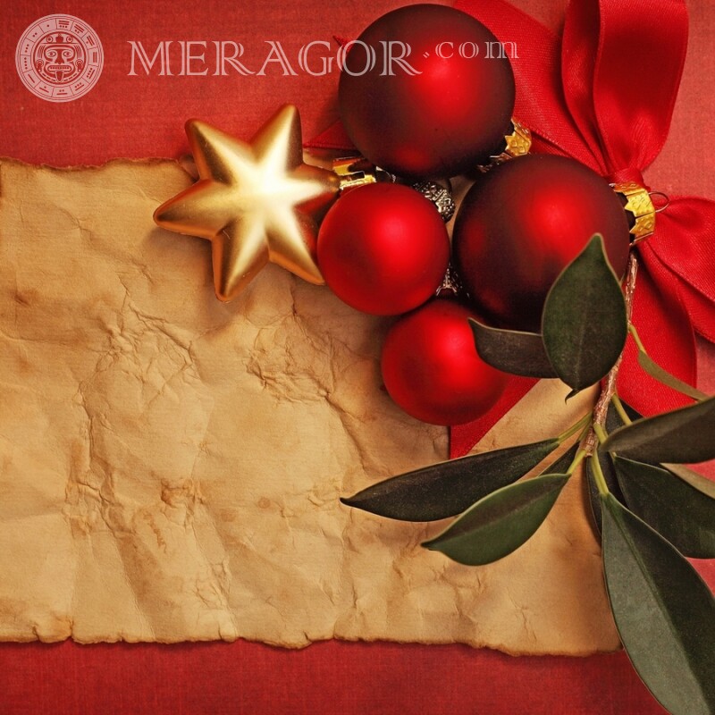 Background for New Year's avatar photo Holidays New Year