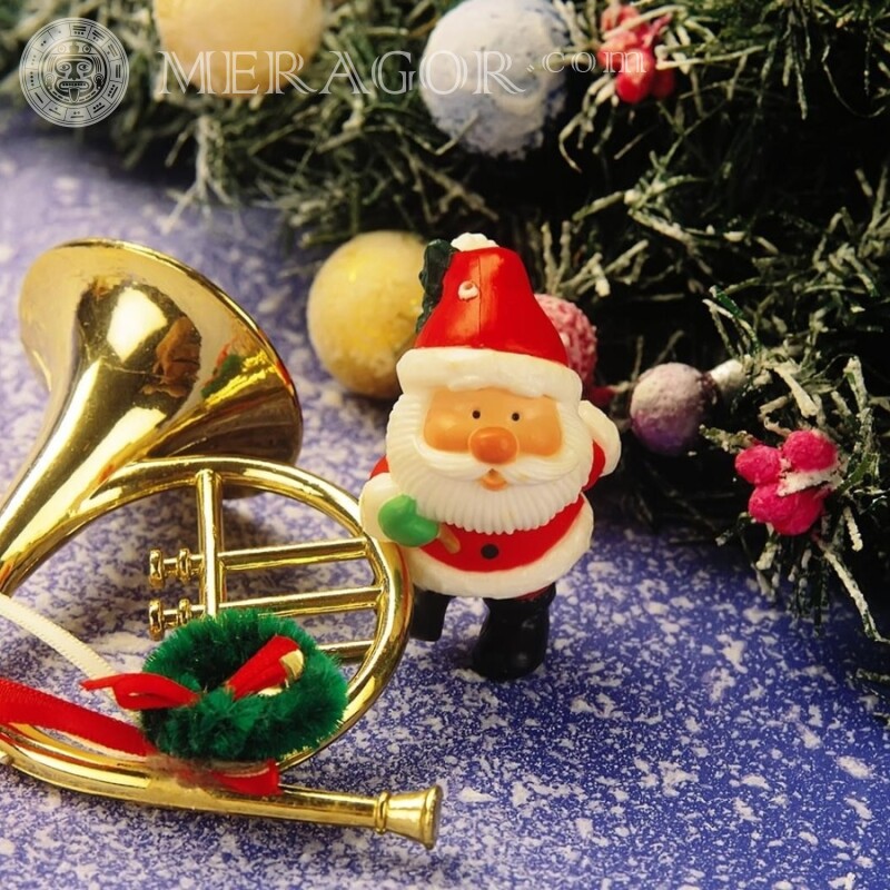 Juguete Santa Claus en avatar Fiesta Papá Noel Para el año nuevo