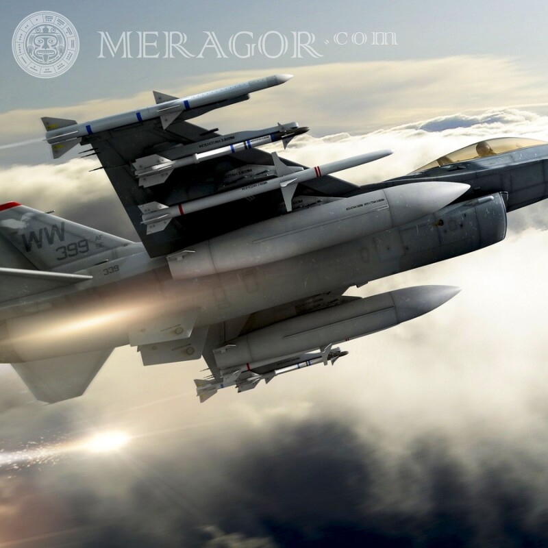 Télécharger sur avatar avion militaire gratuit pour une photo de gars Équipement militaire Transport