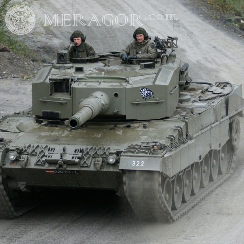 Baixe a foto do tanque para sua foto de perfil gratuitamente Equipamento militar Transporte
