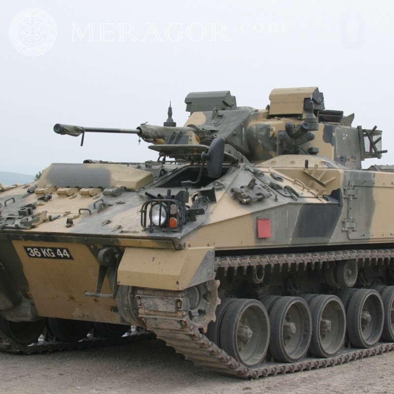 Descarga la foto del tanque gratis para el chico del avatar Equipamiento militar Transporte