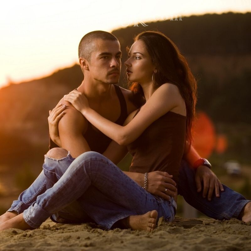 Mann und Mädchen Foto auf Avatar Liebe Mann mit Freundin