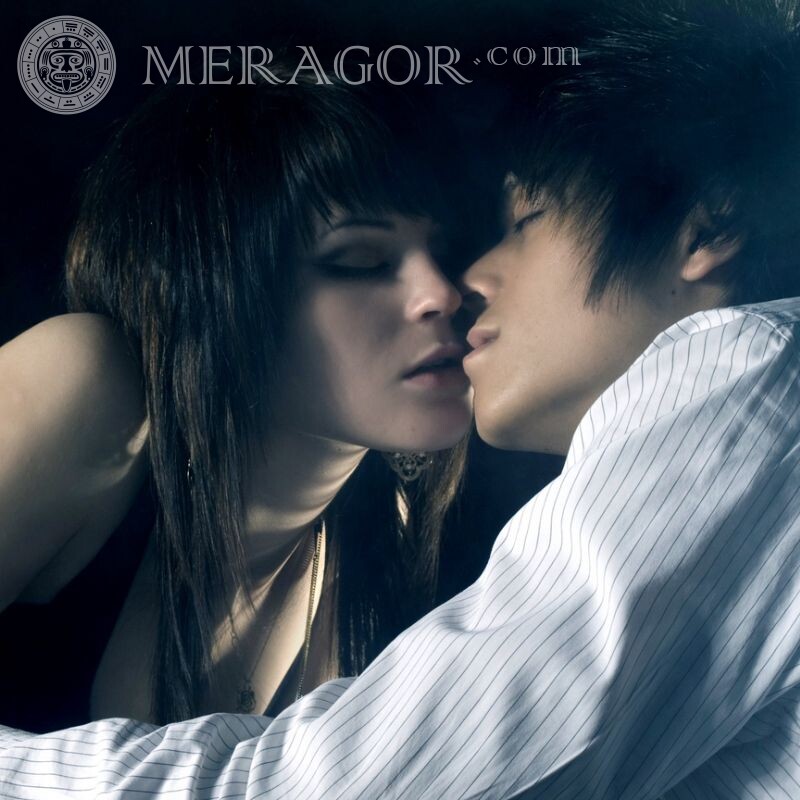 Kiss girl and guy for avatar Love Boy with girl