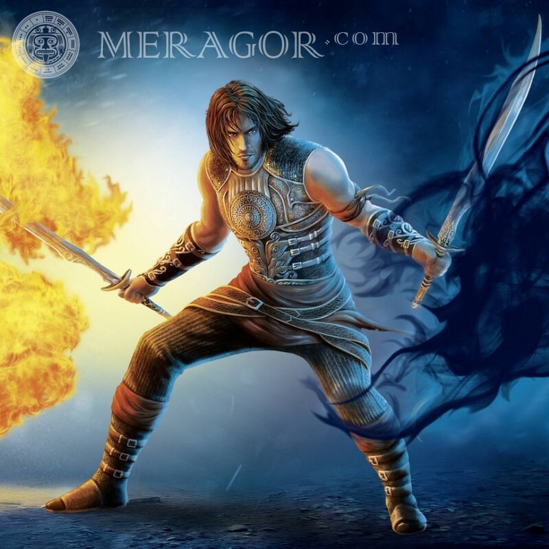 Prince of Persia pic for icon All games Anime, figure With weapon