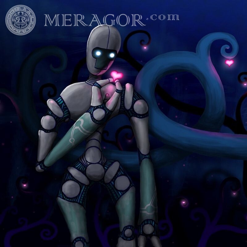 Картинки на аватар про любовь Роботы Любовь
