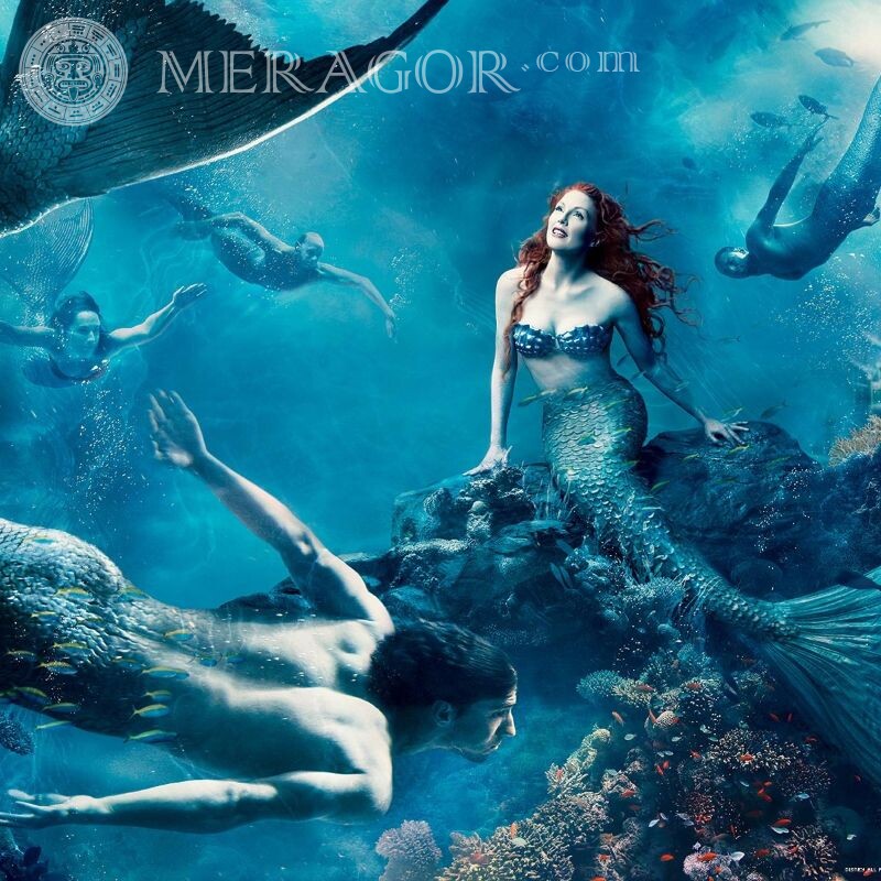 Guy und Girl Meerjungfrauen Bild für Avatar Meerjungfrauen