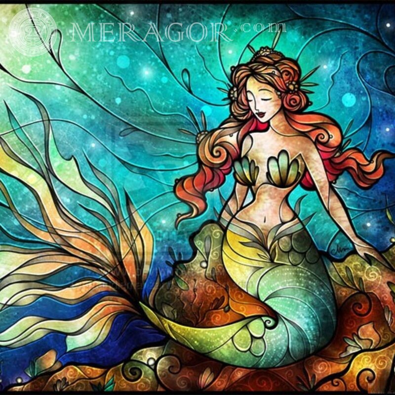 Meerjungfrau Bild auf Avatar herunterladen Meerjungfrauen