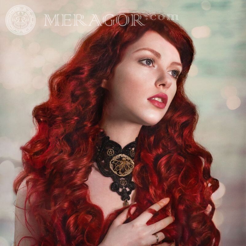 Schönes Foto mit roten Haaren Schön Gesichter, Porträts Rothaarige