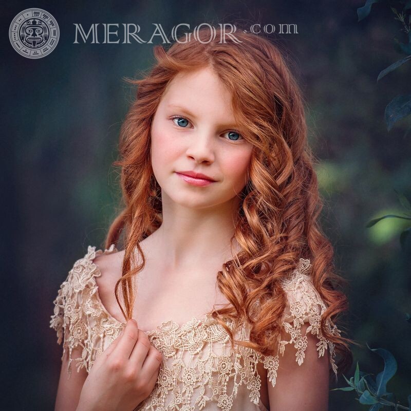 Redhead 16 years for icon Small girls Beauties Faces, portraits
