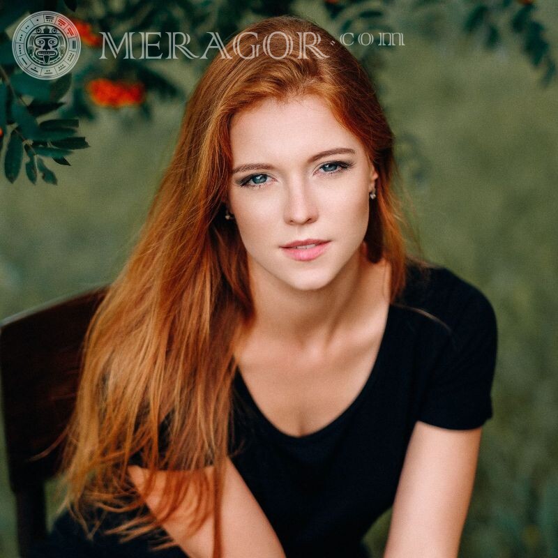 Аватар с фотографией рыжеволосой девушки Красивые Лица, портреты Рыжие