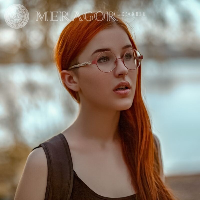 Redheads wearing glasses for icon In glasses Beauties Faces, portraits