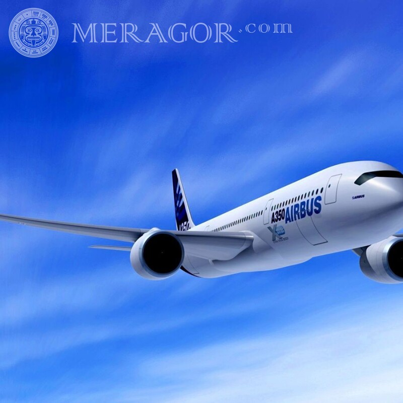 Baixe para o cara gratuitamente no avatar uma foto de um avião de passageiros Transporte