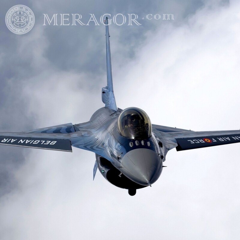 Foto descarga gratuita de un avión militar en un avatar para un chico Equipamiento militar Transporte