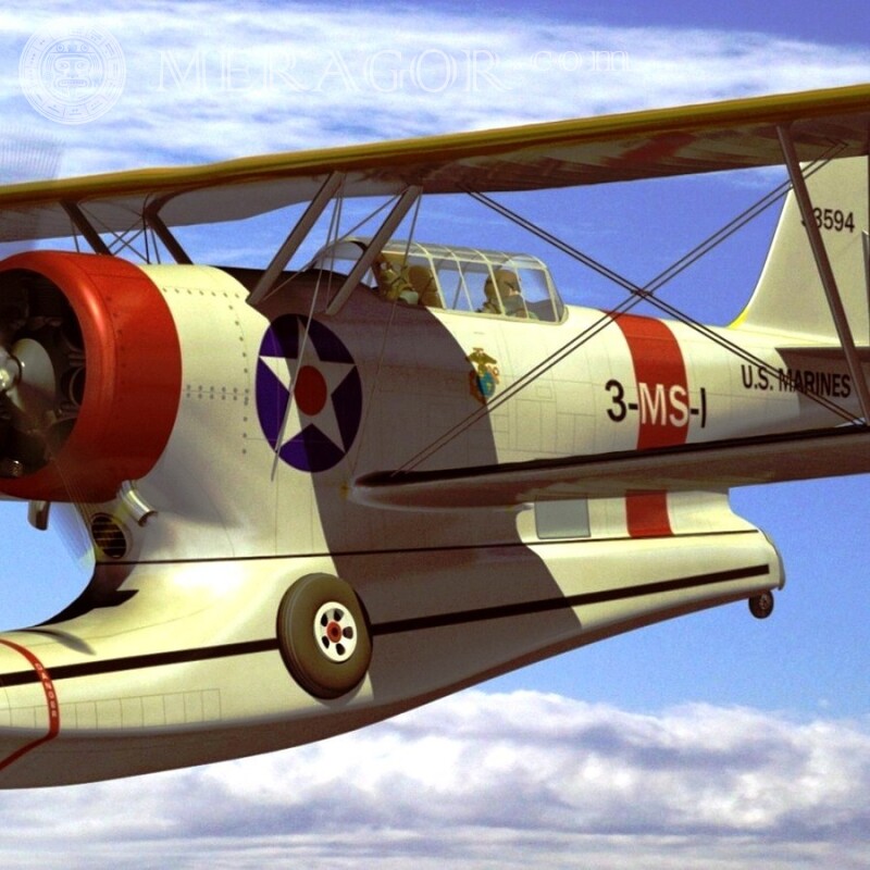 Foto Militärflugzeug für den Kerl auf dem Profilbild herunterladen Militärische Ausrüstung Transport