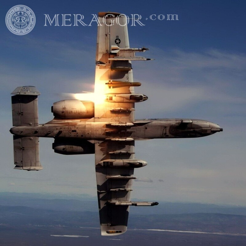 Фото на аватарку військовий літак завантажити для хлопця безкоштовно Військова техніка Транспорт