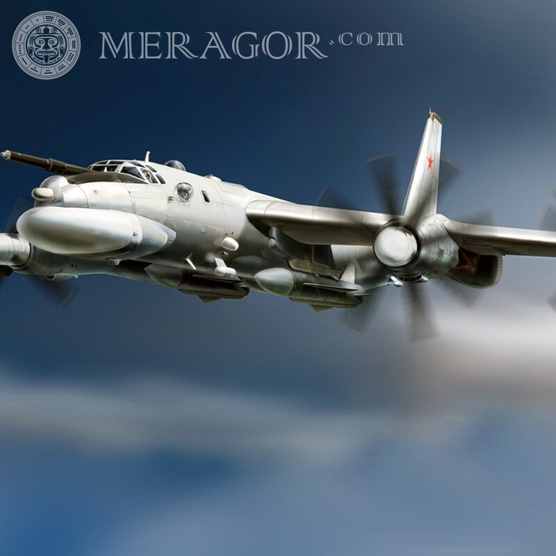 Foto für Profilbild für einen Kerl Militärflugzeug herunterladen Militärische Ausrüstung Transport