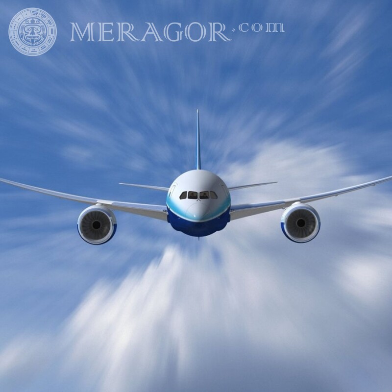 Foto en avatar para un chico descargar un avión civil gratis Transporte