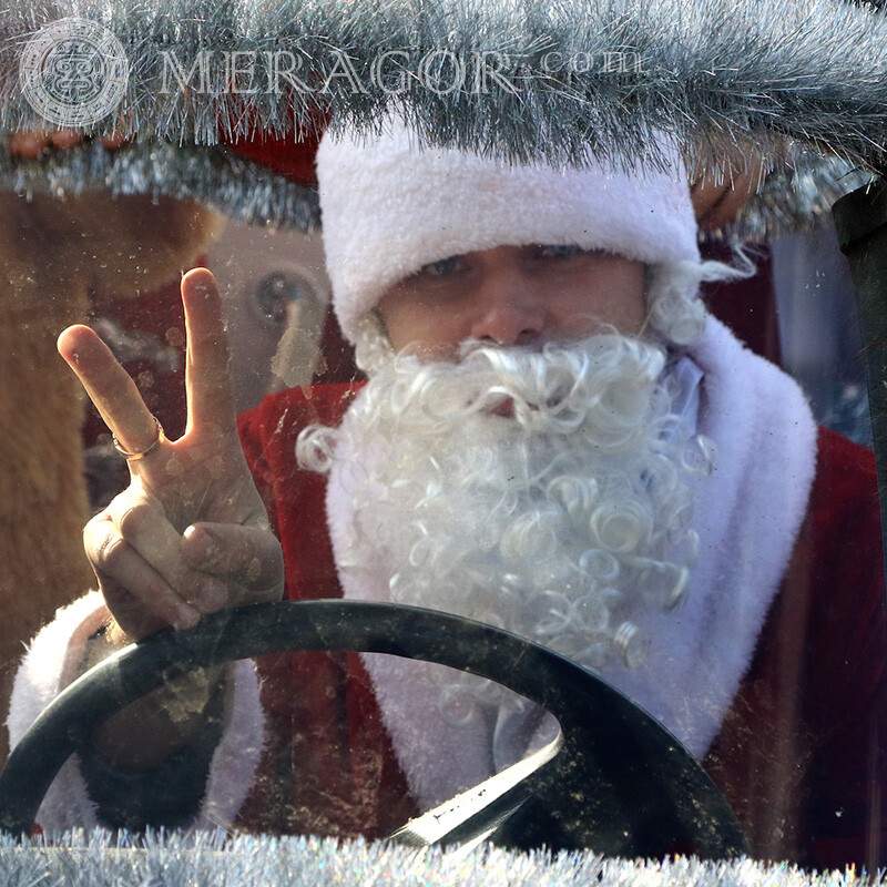 Descarga de avatares de Santa Claus Papá Noel Para el año nuevo Fiesta