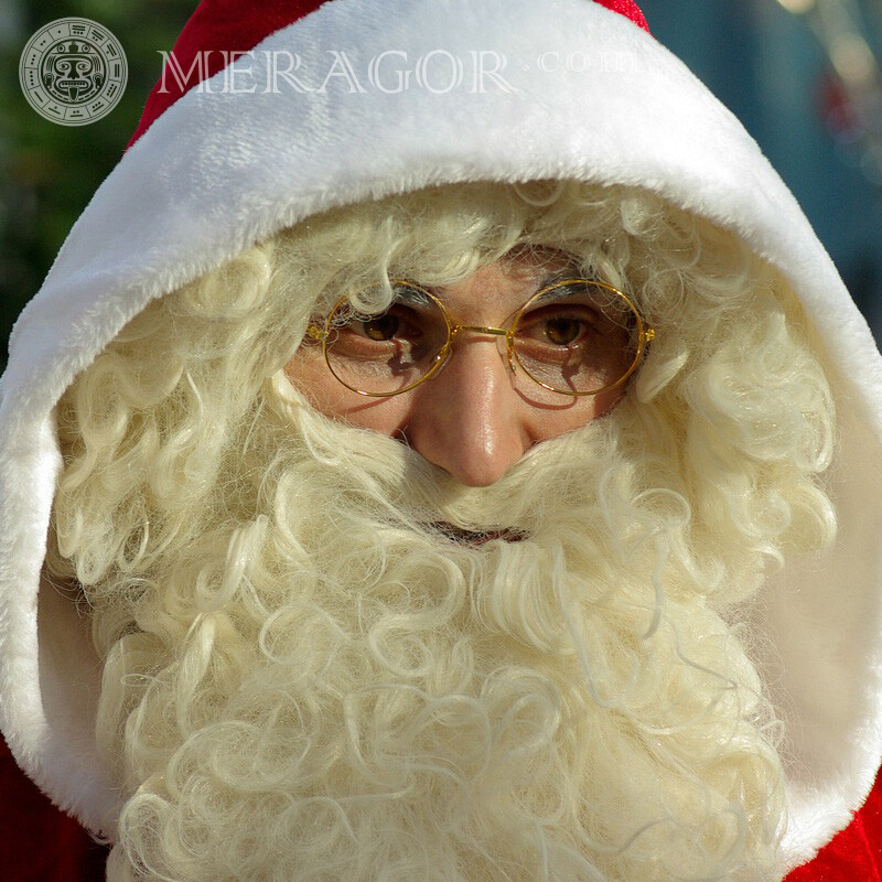 Santa Claus face Santa Claus New Year Holidays