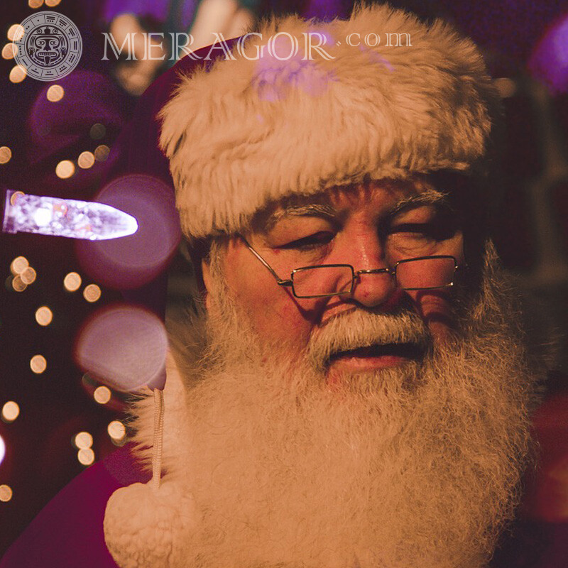 Photos du Père Noël s'il vous plaît Père Noël de Nouvel an Fêtes