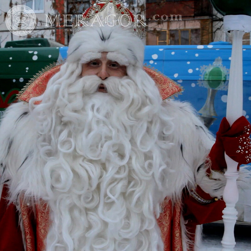 Fotos de Papai Noel soviético Papai noel Para o ano novo Feriados