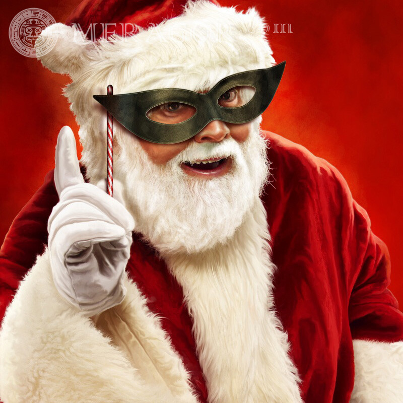 Photos du Père Noël pour le téléchargement de l'avatar Père Noël de Nouvel an Fêtes